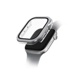 Glass&nbsp;Screen Watch Case With Tempered 42Mm Uniq Voute - Silver